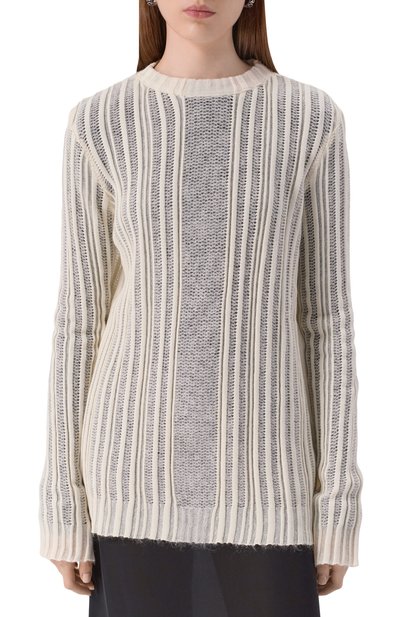 Пуловер из хлопка и кашемира ANN DEMEULEMEESTER, арт. B0013192/KN068, фото 3