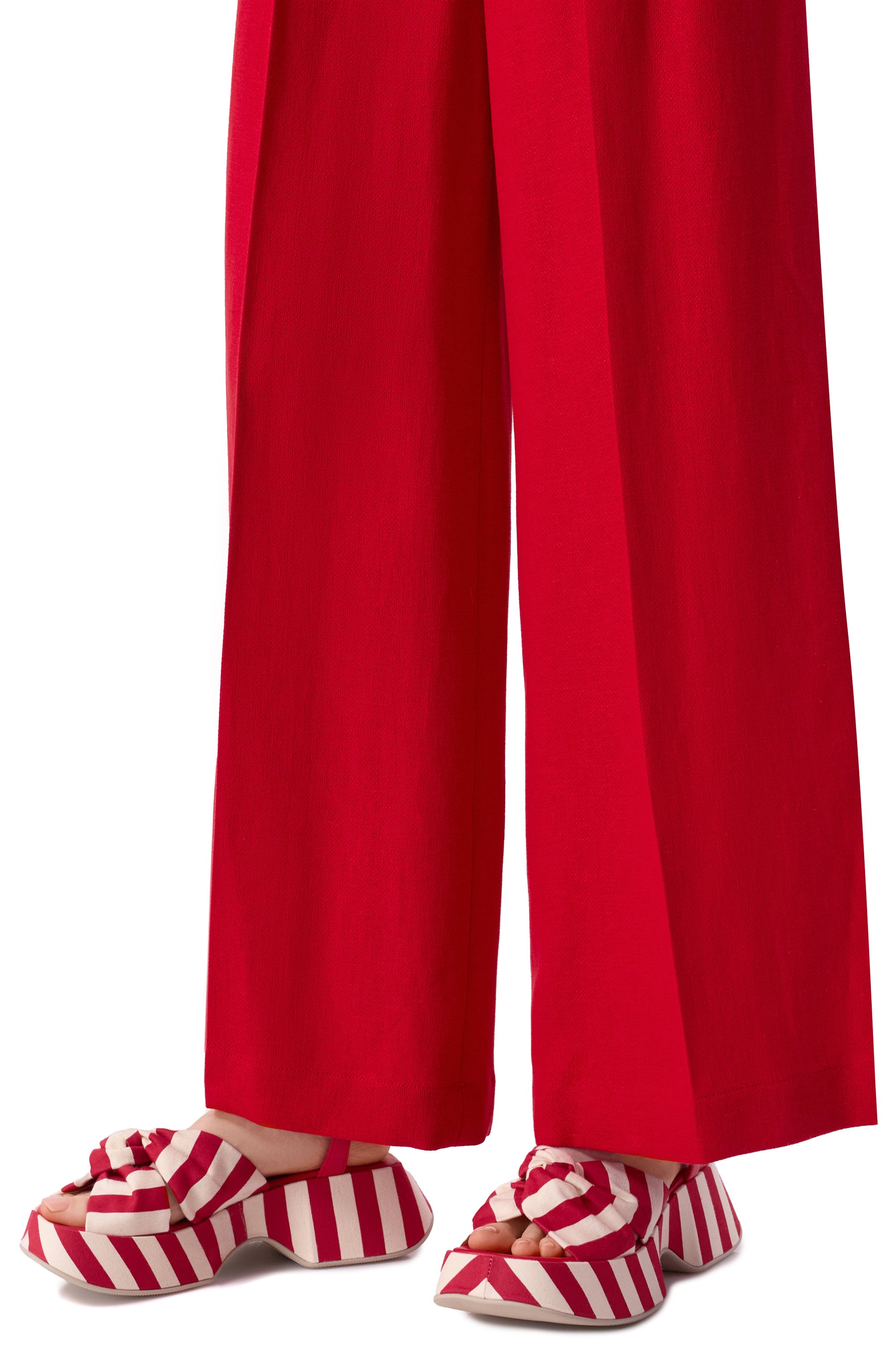 Текстильные сандалии mini yoko VIC MATIE красного цвета по цене 34300 руб., арт. 1G3254D_E02G070410, фото 3 Текстильные сандалии mini yoko VIC MATIE, арт. 1G3254D_E02G070410, фото 3