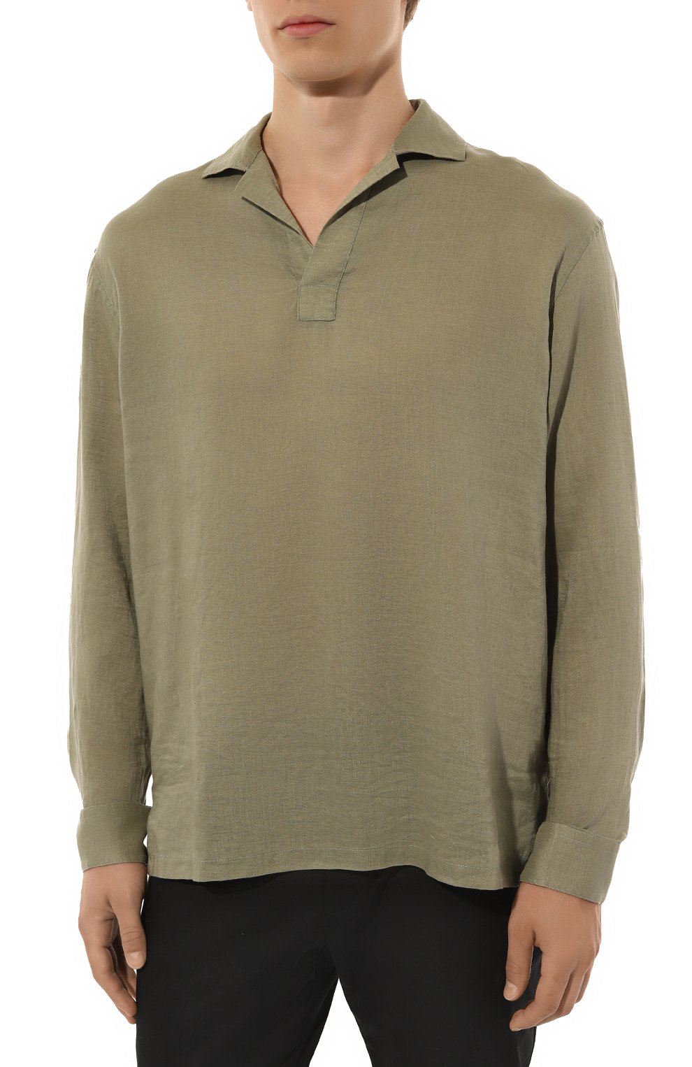 Льняная рубашка GIORGIO ARMANI, арт. GM000316/AF11848, фото 3