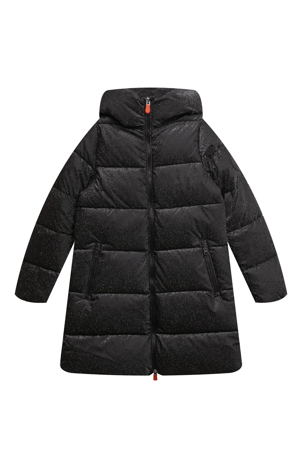 Утепленное пальто SAVE THE DUCK темно-серого цвета по цене 28050 руб., арт. J45510G/TRISTA/BLIN19/10-16, фото 1 Утепленное пальто SAVE THE DUCK, арт. J45510G/TRISTA/BLIN19/10-16, фото 1