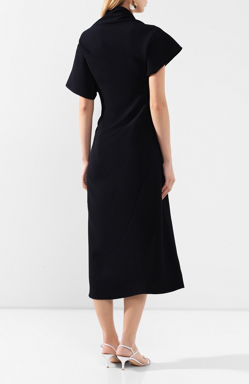 Платье VICTORIA BECKHAM темно-синего цвета по цене 140500 руб., арт. 1120WDR000691A, фото 4 Платье VICTORIA BECKHAM, арт. 1120WDR000691A, фото 4