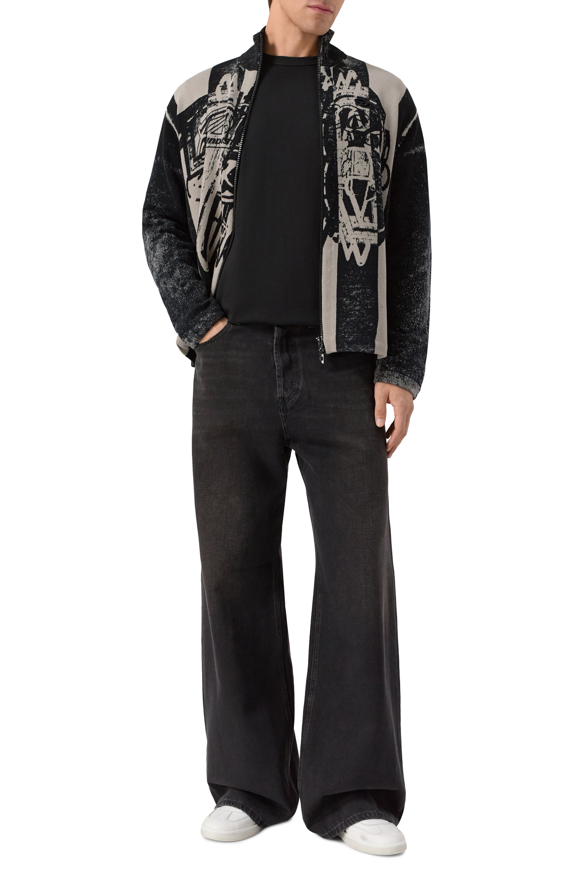 Хлопковый лонгслив DIESEL, арт. A18142/0AIJU, фото 2