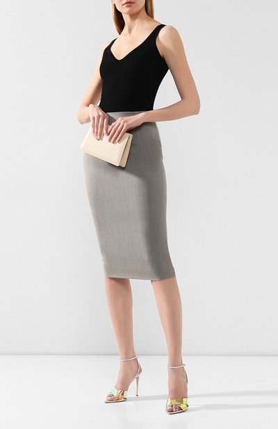 Шерстяная юбка ALEXANDER MCQUEEN, арт. 584714/QJABB, фото 2