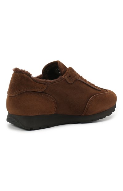 Замшевые кроссовки BRIONI, арт. QHI90L/09734, фото 4