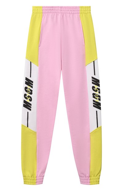 Хлопковые джоггеры MSGM KIDS, арт. MS028760, фото 1