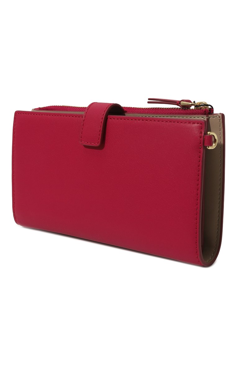 Женские кожаный кошелек MARC JACOBS (THE) фуксия цвета, арт. 2S3SMP001S01 | Фото 2 (Нос: Не проставлено; Материал: Натуральная кожа)