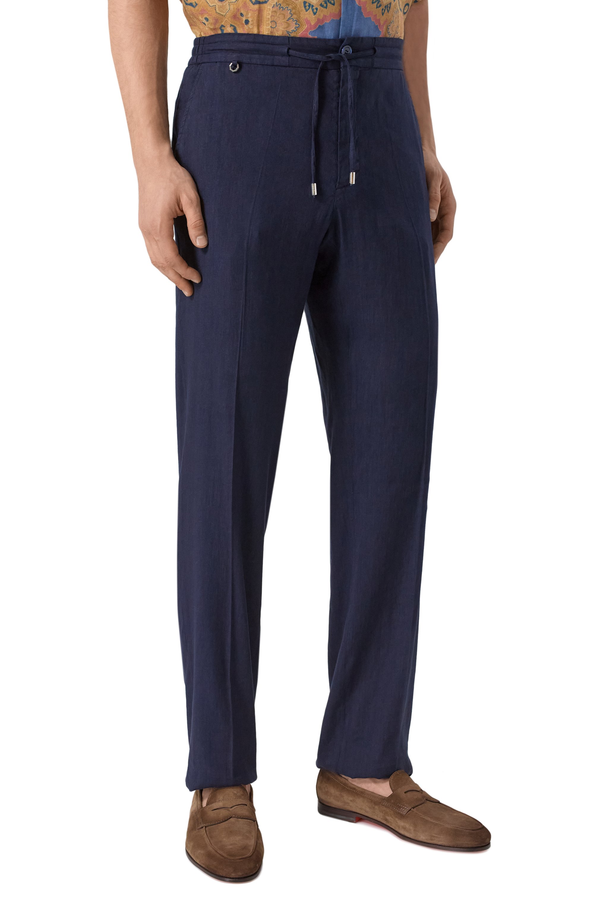 Брюки изо льна и вис козы STEFANO RICCI, арт. M1T3200283/LVI01S, фото 3