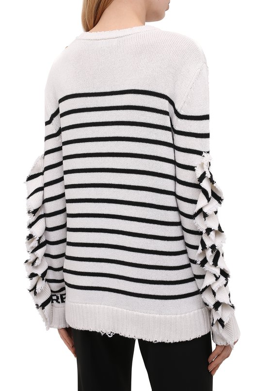 Пуловер REDVALENTINO Чёрный, белый, фото 4