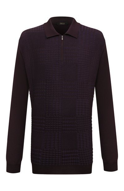 Мужская поло из кашемира и шелка ZILLI, арт. KZP001M0330VPDG00/62