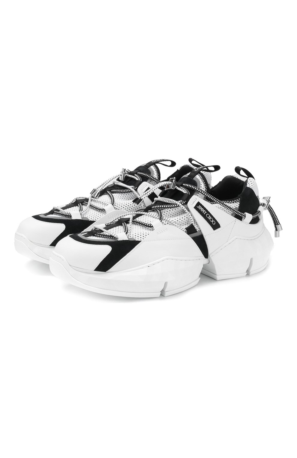 Комбинированные кроссовки JIMMY CHOO, арт. DIAM0ND/TRAIL/M, фото 1