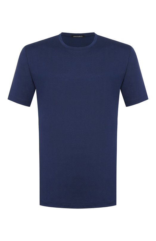 Хлопковая футболка Hanro 075430 Синий 075430