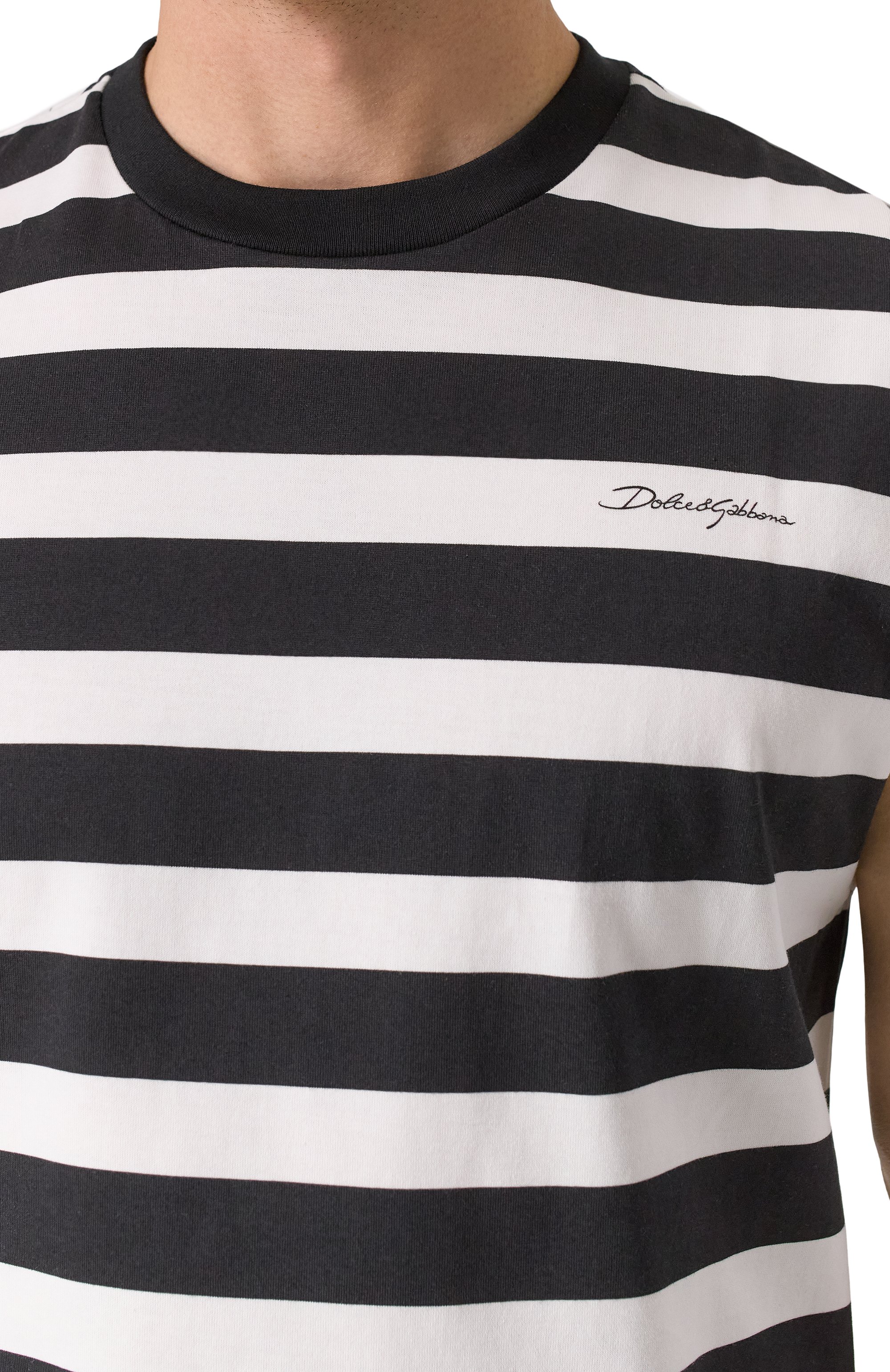 Хлопковая майка DOLCE & GABBANA, арт. G8SJ9T/II7HH, фото 5