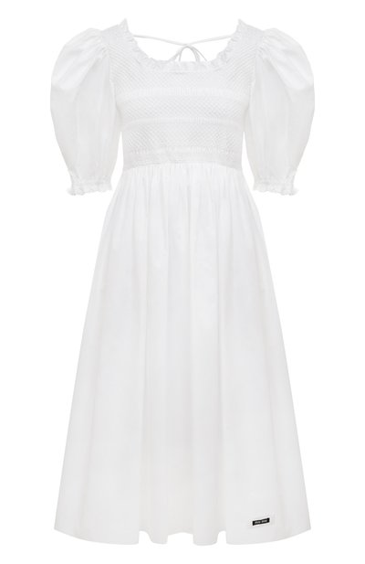 Женское хлопковое платье MIU MIU, арт. MF4539-10MF-F0009