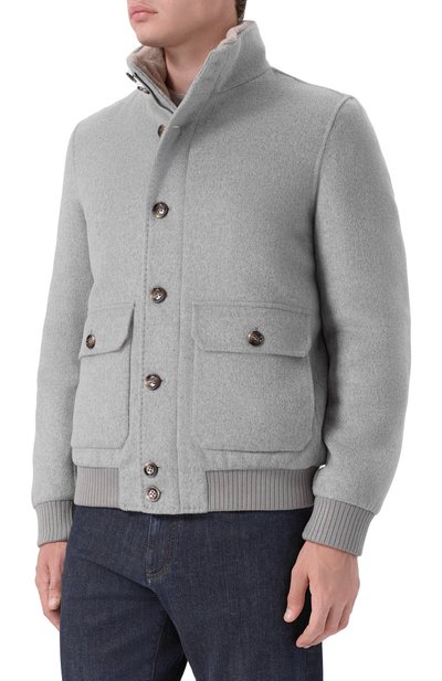 Бомбер из шерсти и вискозы GIMO'S, арт. 5W20.U.020.605, фото 3