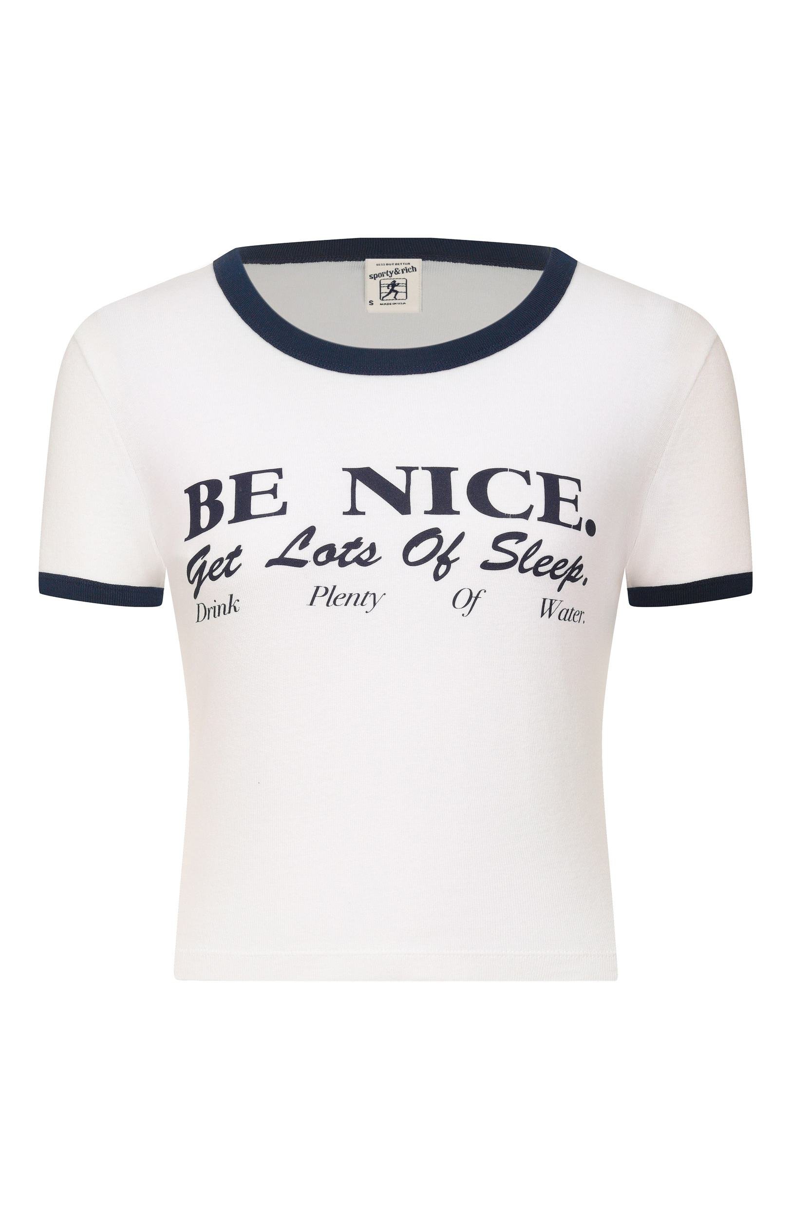 Хлопковая футболка SPORTY AND RICH, арт. T0073712003WH88, фото 1