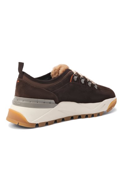 Замшевые кроссовки SANTONI, арт. WBIG61432BTGPN0Y, фото 5