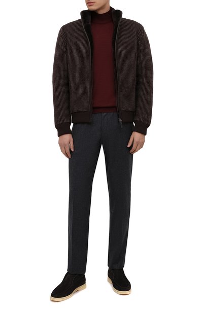 Замшевые ботинки ANDREA VENTURA FIRENZE, арт. W-SAIL0R-EP0ME0/SHEARLING/CACHEMIRE/WS-IV0RY, фото 2