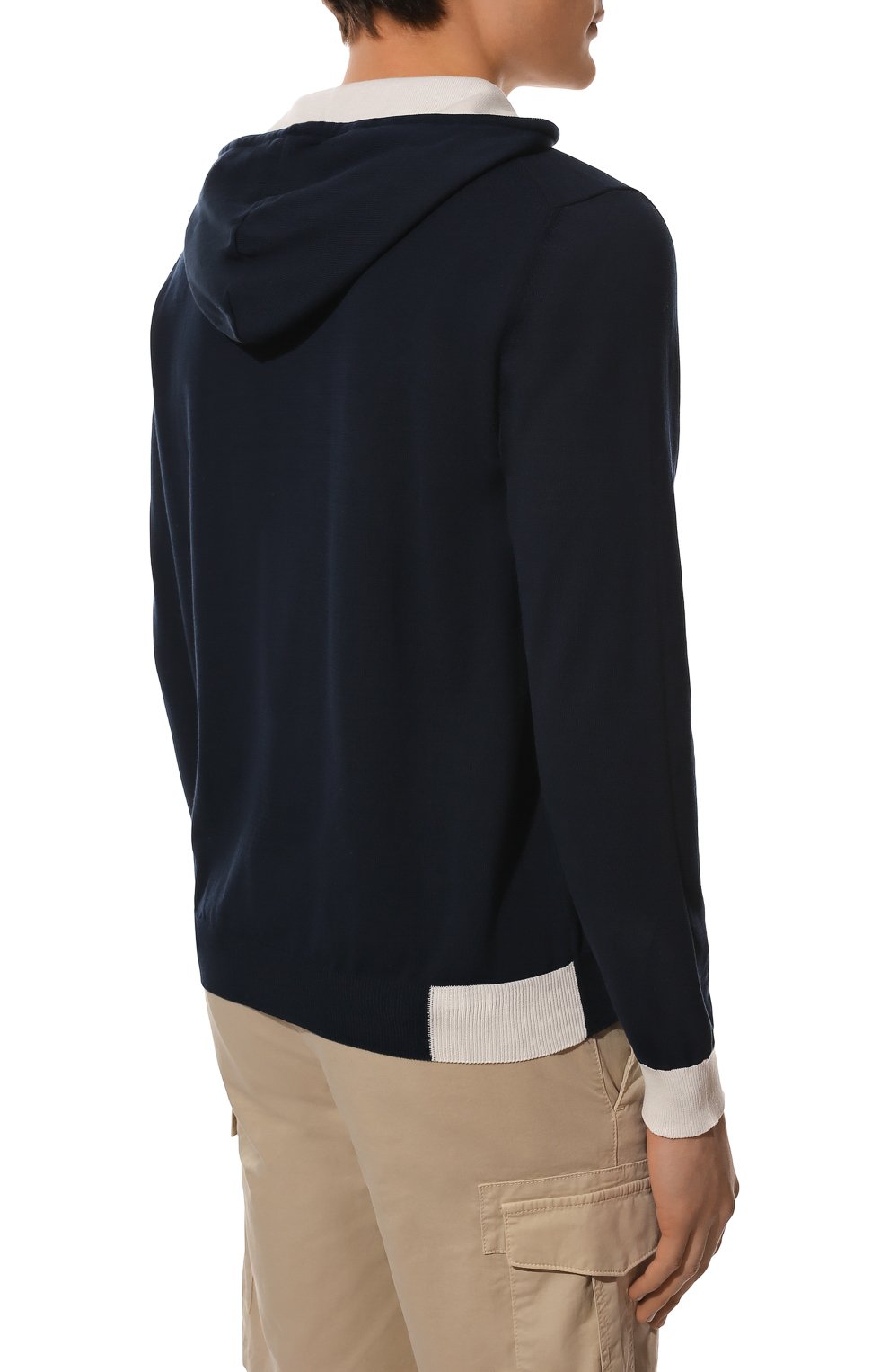 Хлопковое худи ELEVENTY PLATINUM, арт. E76MAGE67 MAG0E042, фото 4