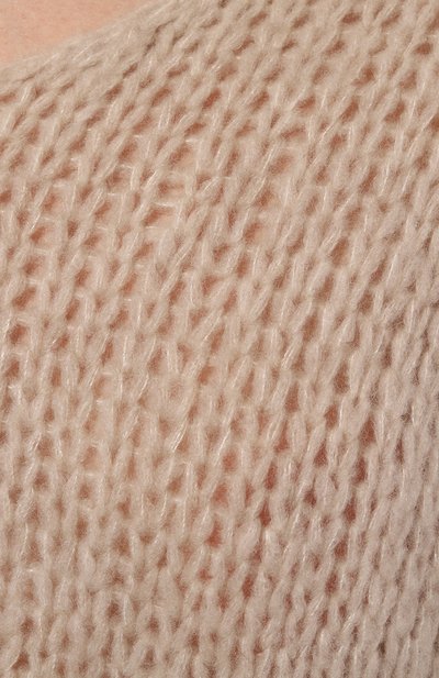 Пуловер из кашемира и шелка COSY SUNDAY бежевого цвета по цене 115500 руб., арт. S1-012-08, фото 5 Пуловер из кашемира и шелка COSY SUNDAY, арт. S1-012-08, фото 5