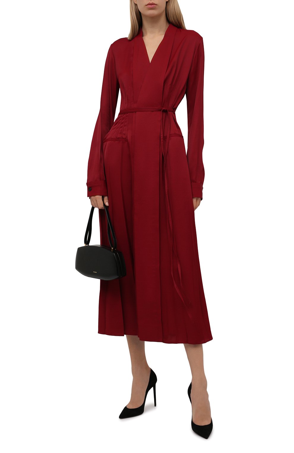Платье из вискозы JIL SANDER, арт. JSWT506706-WT381500, фото 2