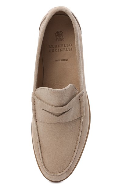 Замшевые пенни-лоферы BRUNELLO CUCINELLI, арт. MZUCTRB946, фото 5