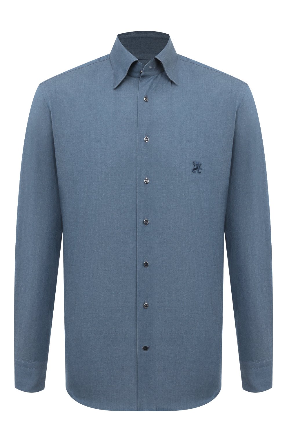 Хлопковая рубашка ZILLI, арт. CLAB01ZSBL24RZS306709, фото 1