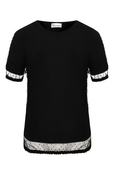 Женский хлопковый топ REDVALENTINO, арт. SR3MG01F/4FA