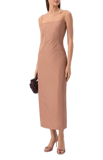 Платье 12 STOREEZ бежевого цвета по цене 24000 руб., арт. 136069, фото 2 Платье 12 STOREEZ, арт. 136069, фото 2