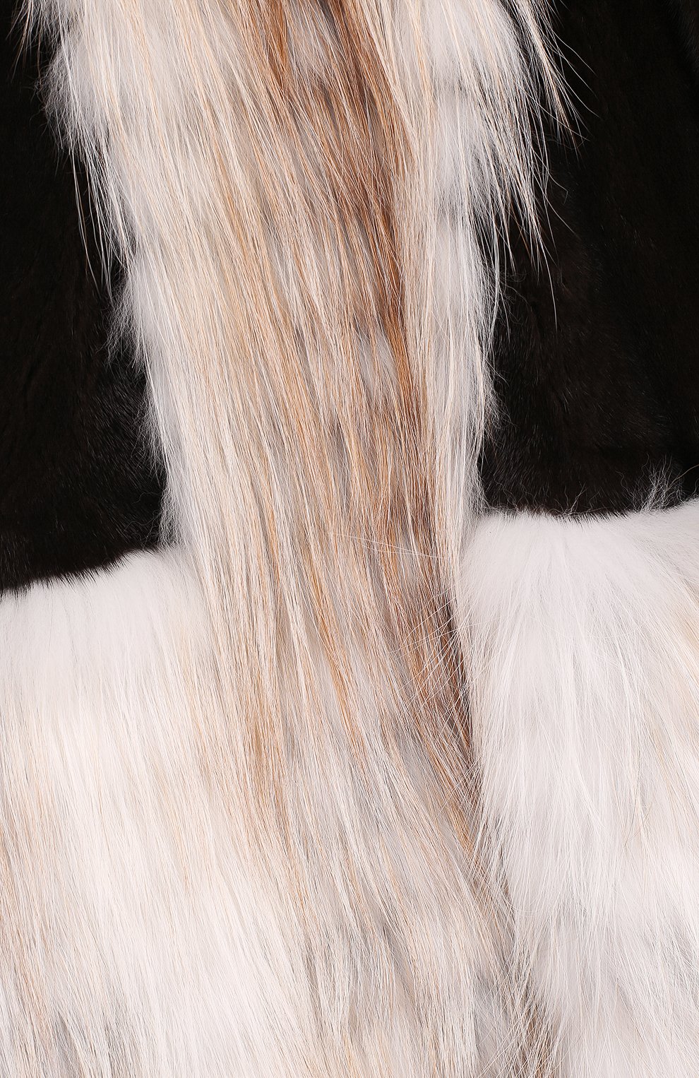 Шуба прямого кроя с капюшоном мила FURLAND, арт. 0213409810193600055, фото 3