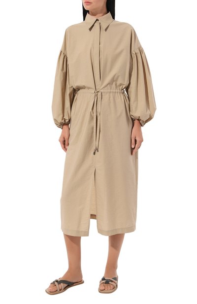 Хлопковое платье BRUNELLO CUCINELLI, арт. M0F79A5174, фото 3