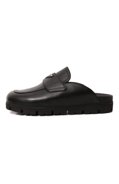 Кожаные сабо PRADA, арт. 2S2956-8NQ-F0002-G000, фото 4