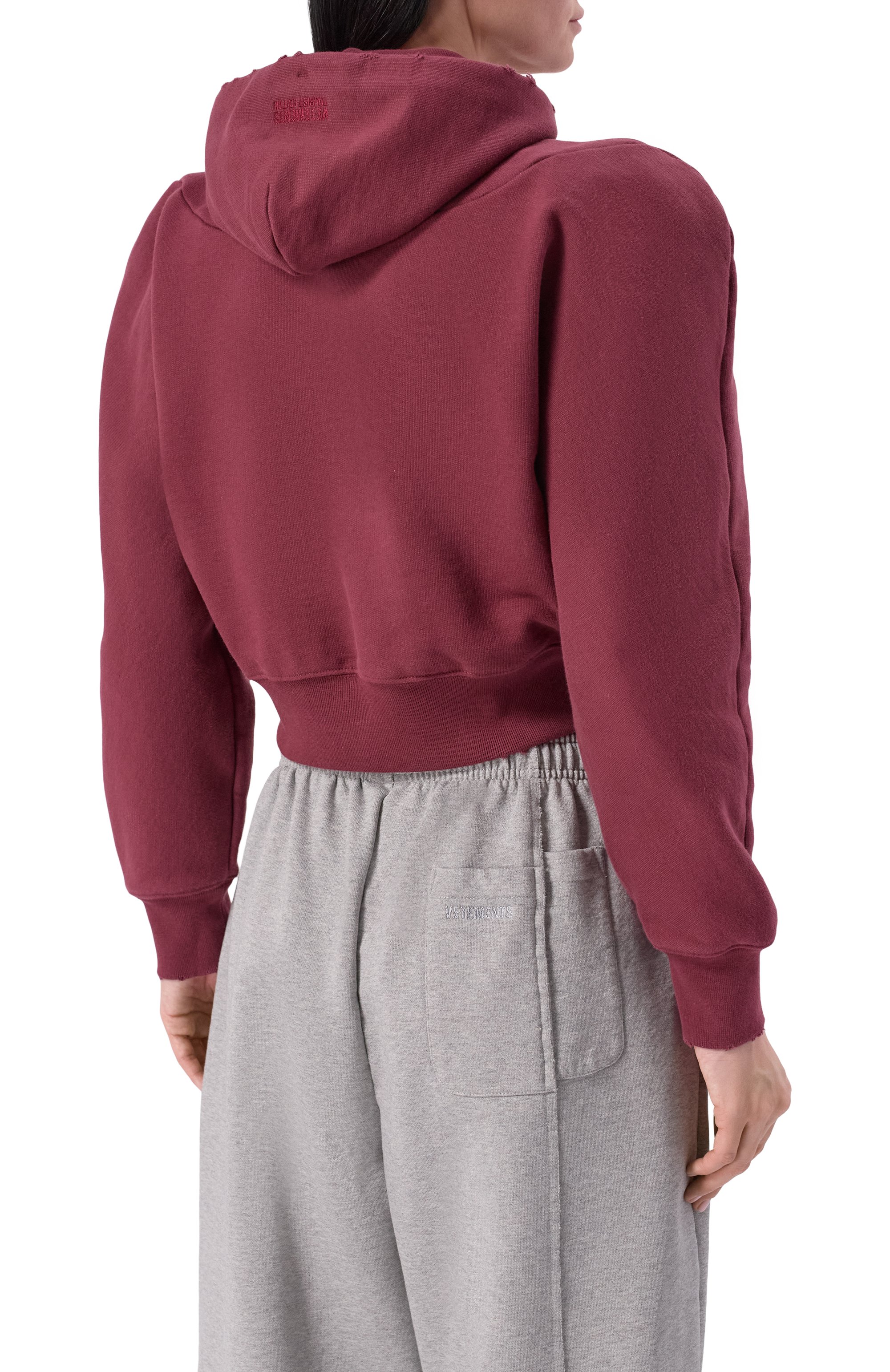 Хлопковая толстовка VETEMENTS, арт. WE76ZU502X/1302 M0LLET0N, фото 4