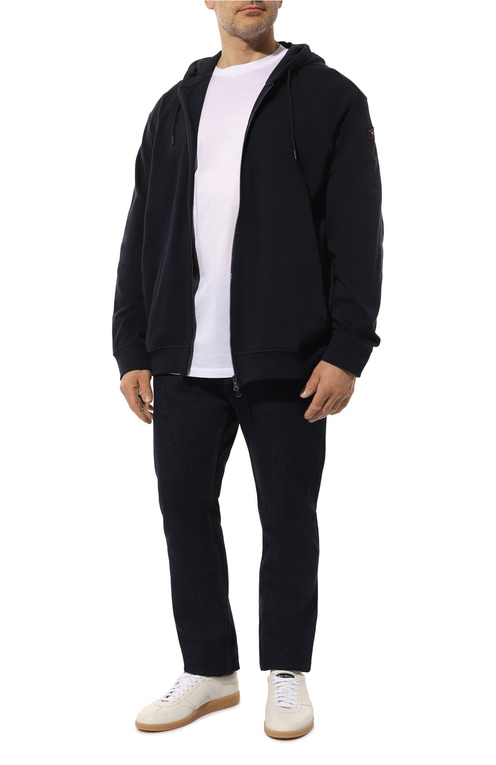 Хлопковая толстовка PAUL&SHARK, арт. C0P1017/C00/3XL-6XL, фото 2