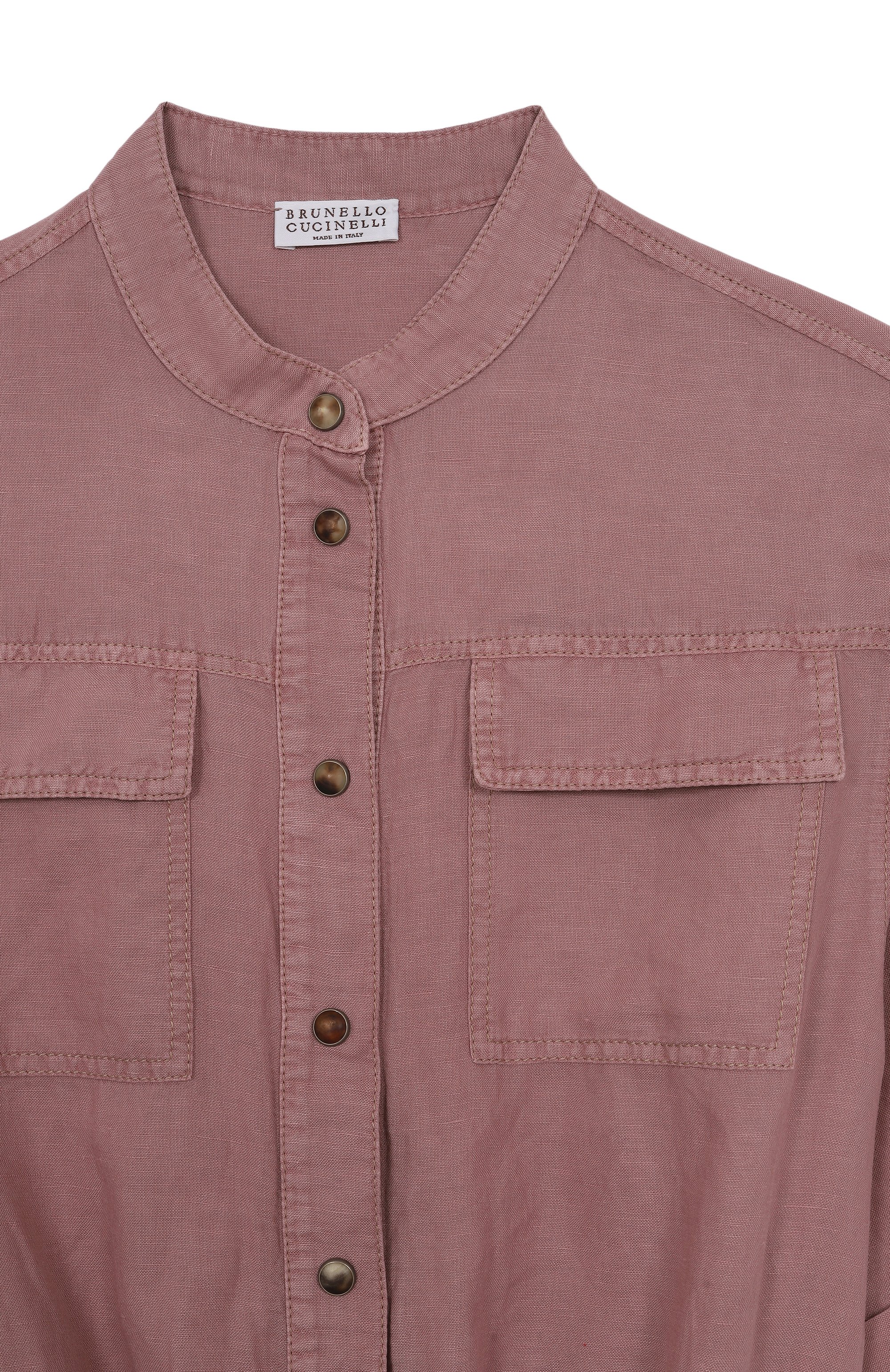 Комбинезон изо льна и хлопка BRUNELLO CUCINELLI, арт. BD698Q411C, фото 3