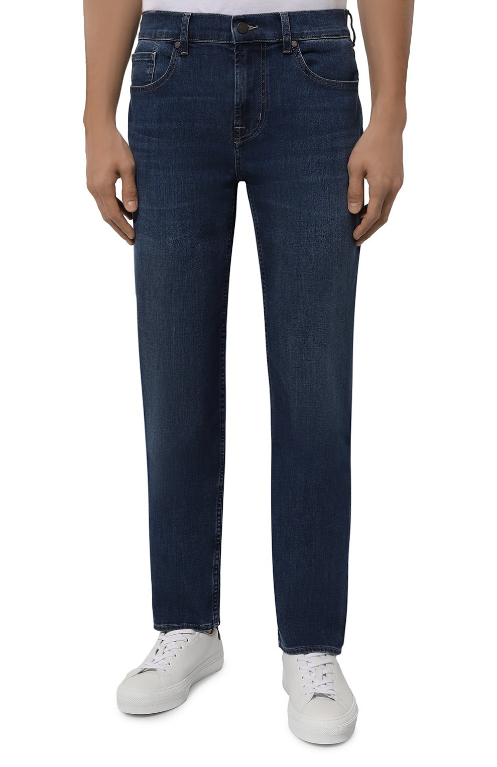 Джинсы standard 7 FOR ALL MANKIND темно-синего цвета по цене 27450 руб., арт. JSMNB80SLA, фото 3 Джинсы standard 7 FOR ALL MANKIND, арт. JSMNB80SLA, фото 3