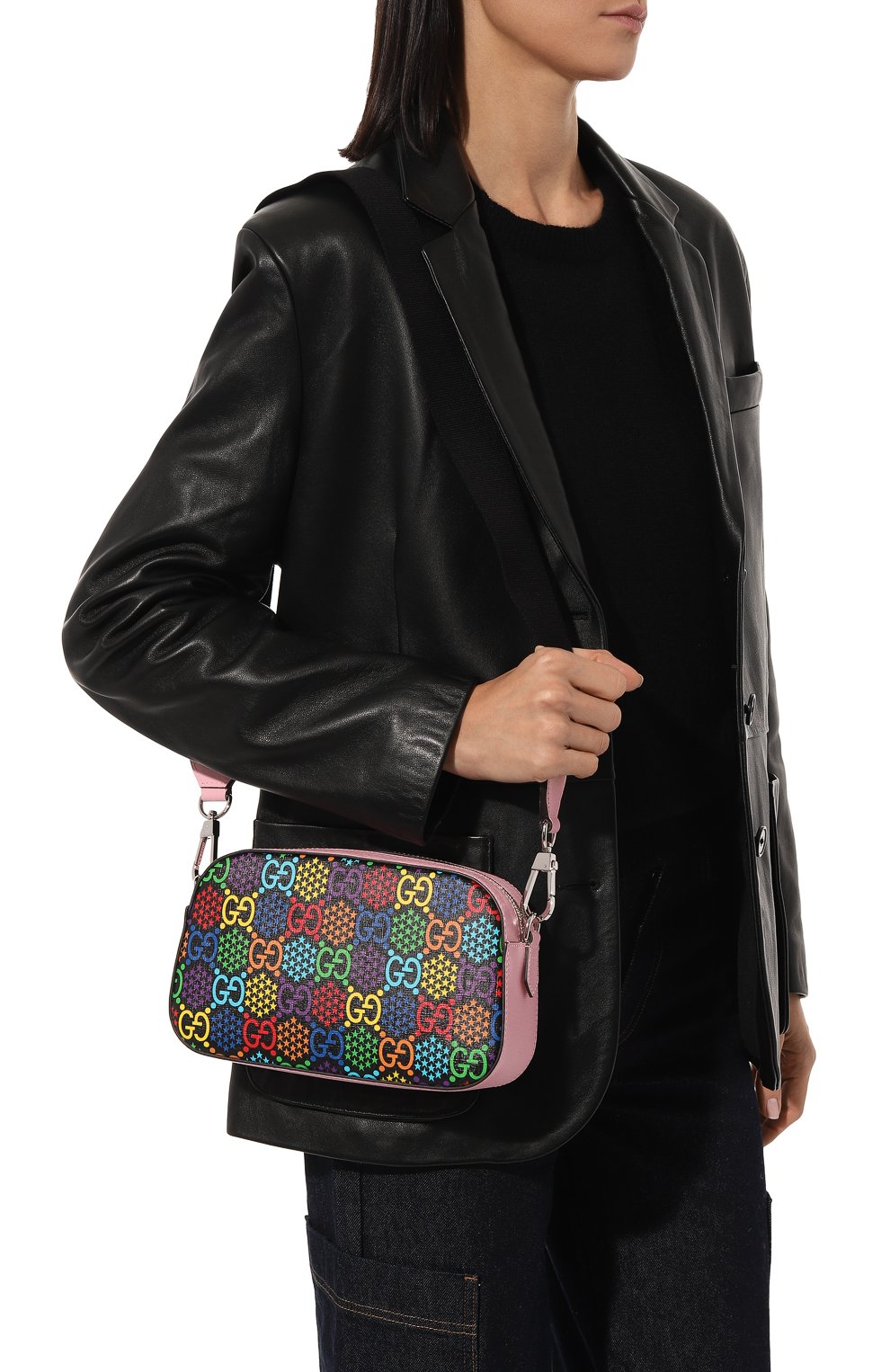Сумка gg psychedelic GUCCI разноцветного цвета по цене 128160 руб., арт. 574886 H20AN, фото 2 Сумка gg psychedelic GUCCI, арт. 574886 H20AN, фото 2