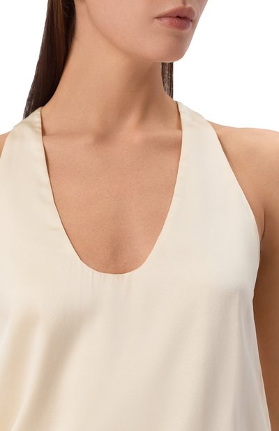 Атласный топ ARMARIUM кремового цвета по цене 52150 руб., арт. ARMFWT031/SE07, фото 5 Атласный топ ARMARIUM, арт. ARMFWT031/SE07, фото 5