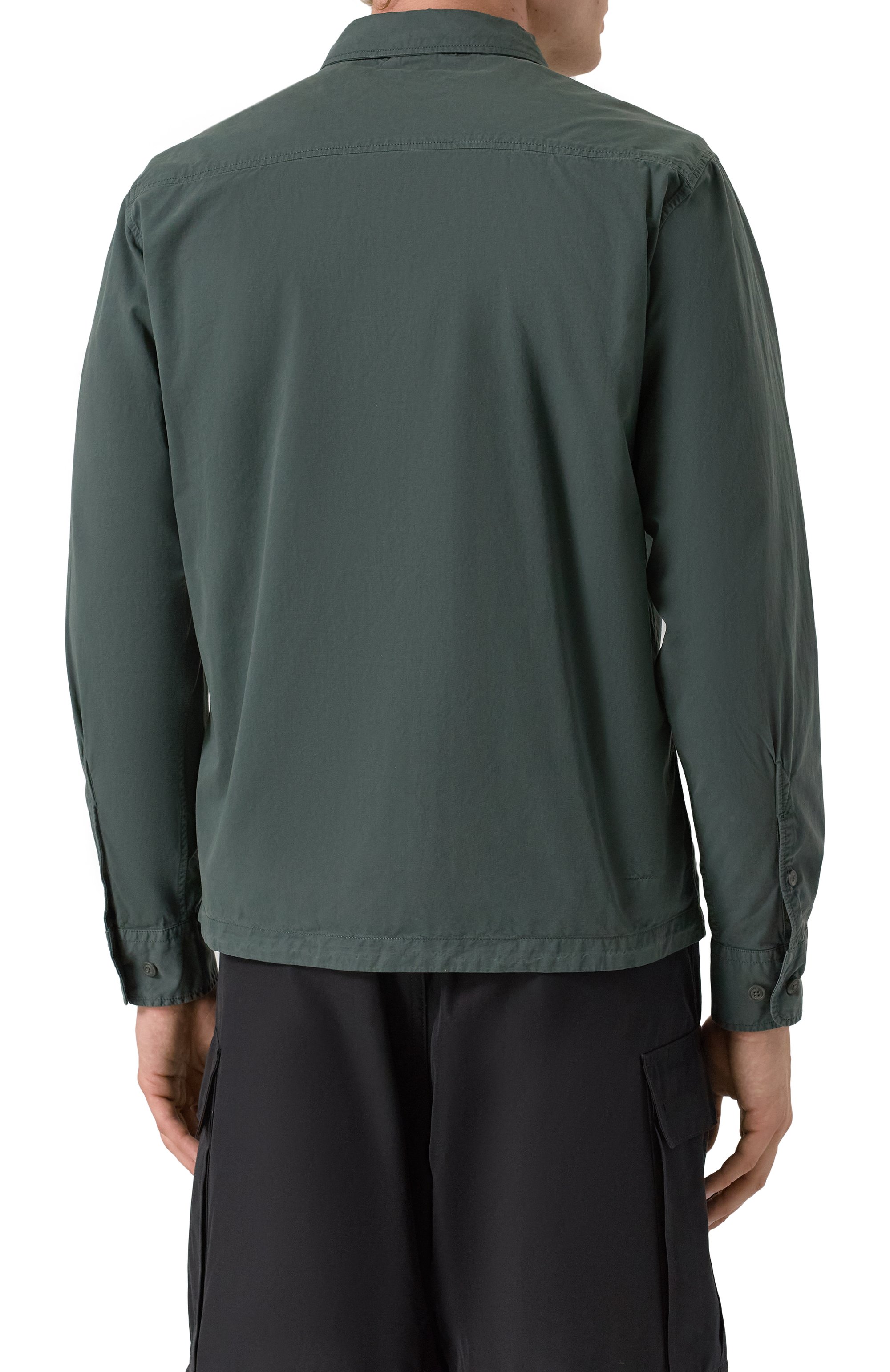 Хлопковая куртка-рубашка C.P. COMPANY, арт. 19CM0S705A110143G, фото 4