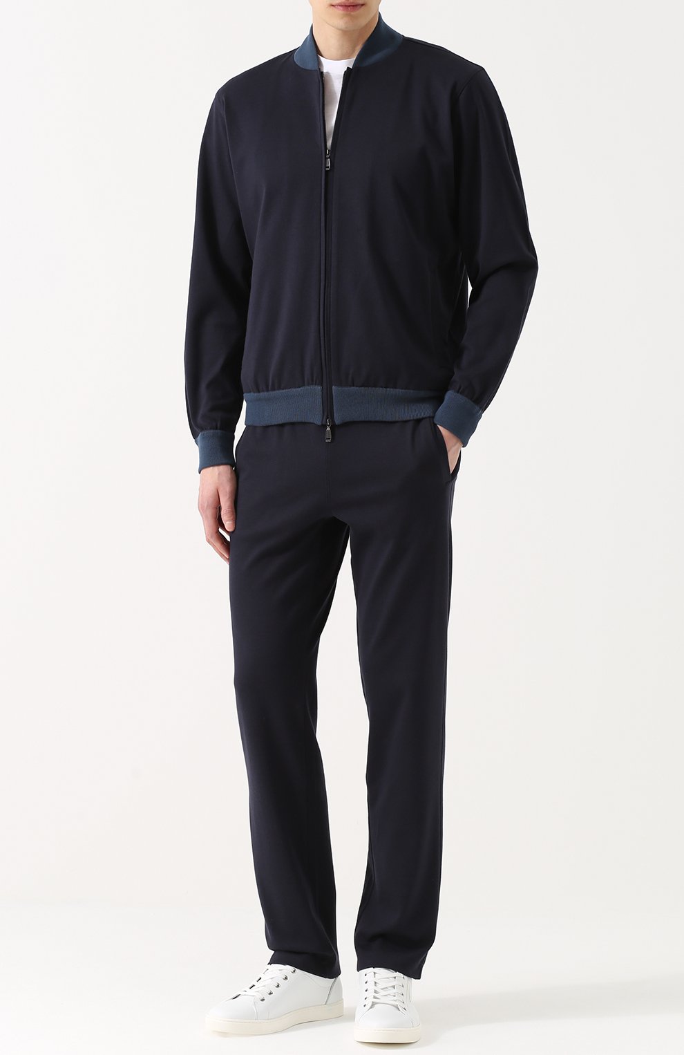 Хлопковые спортивные брюки прямого кроя BRIONI, арт. UJ4D/P3607, фото 2