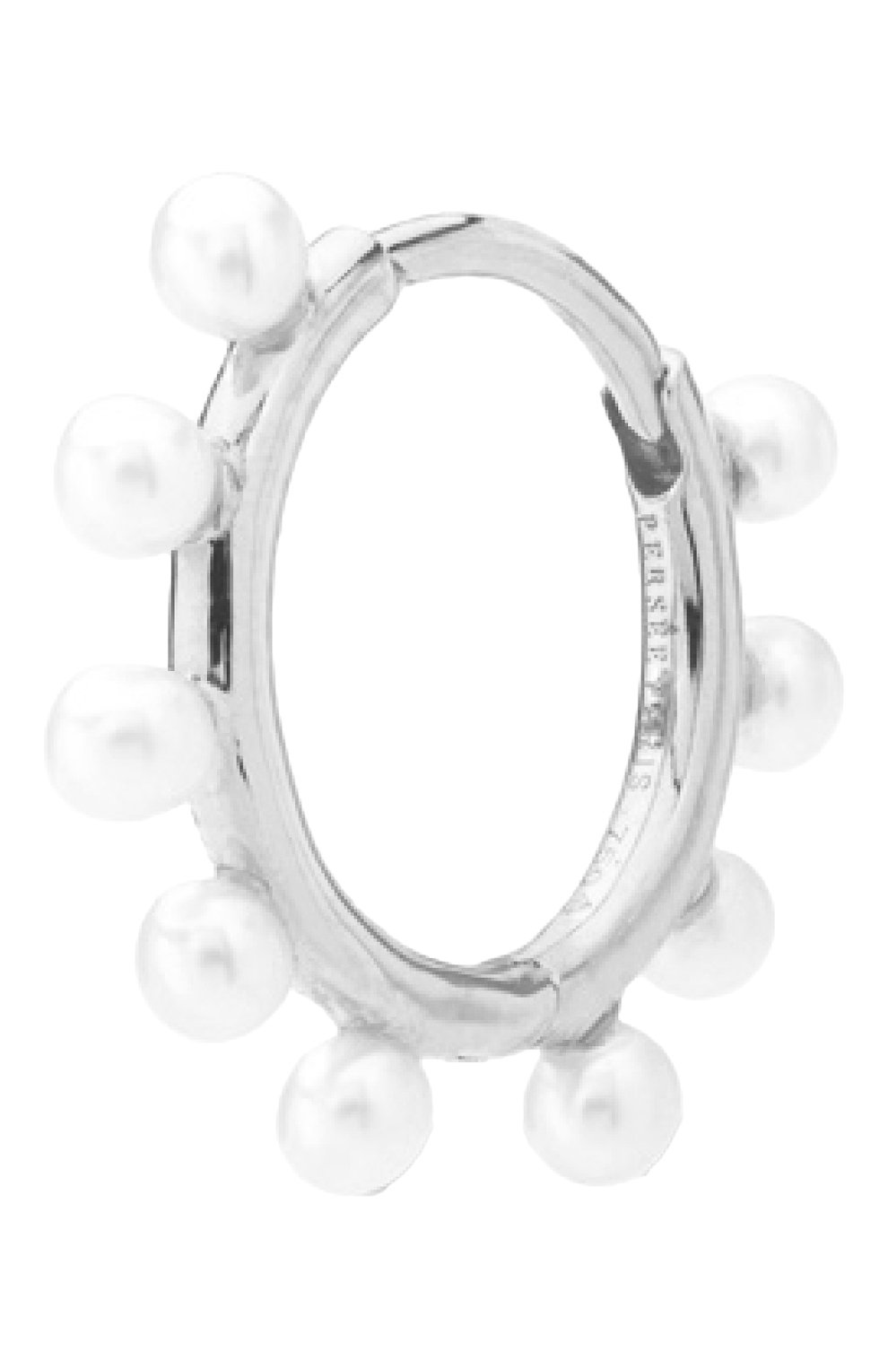 Серьга PERSEE PARIS бесцветного цвета по цене 81900 руб., арт. EA77361-WG, фото 1 Серьга PERSEE PARIS, арт. EA77361-WG, фото 1