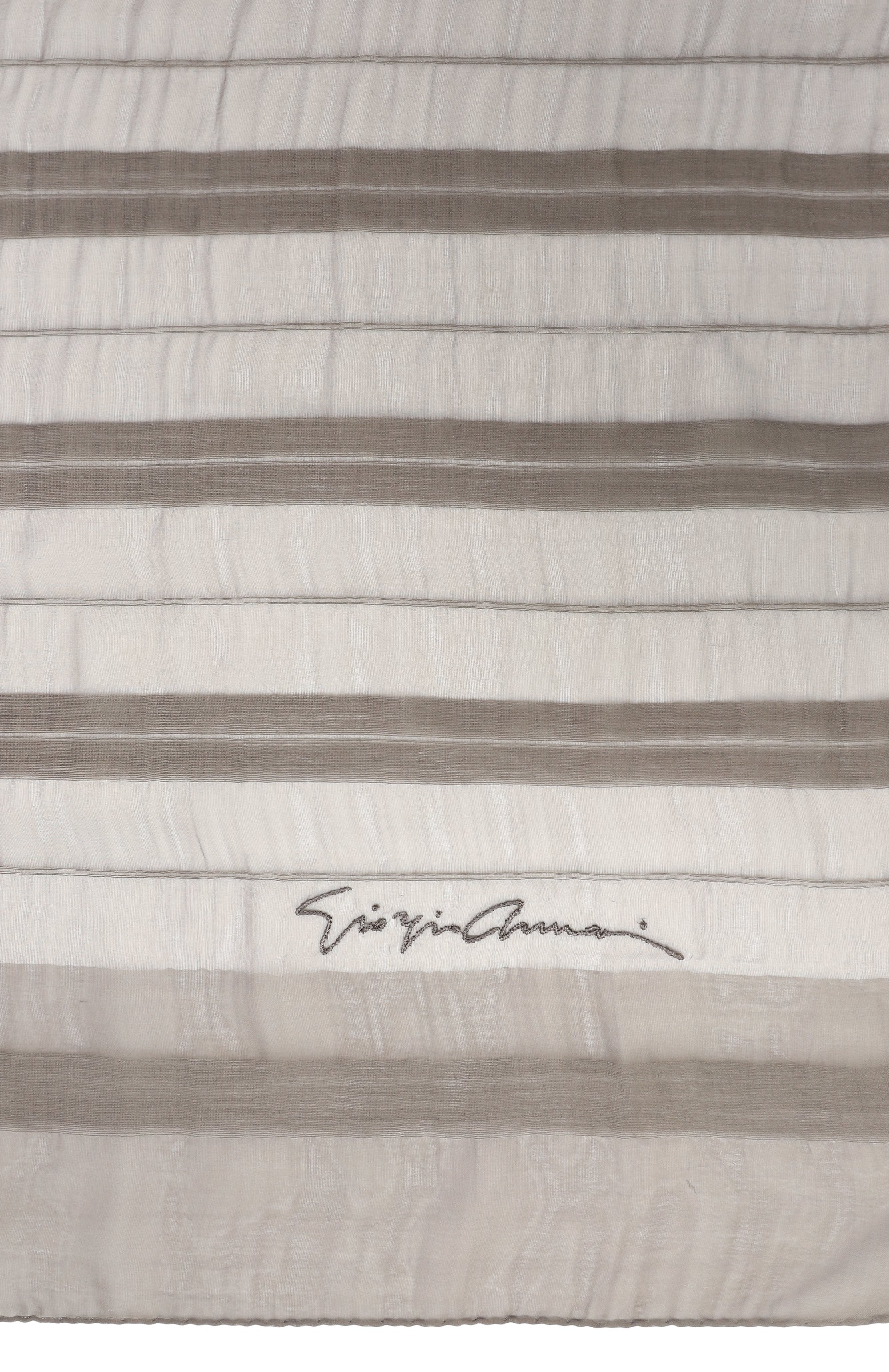 Шарф из шелка и шерсти GIORGIO ARMANI, арт. GW001013/AF15272, фото 4