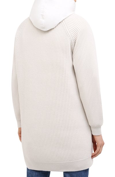 Комплект из кардигана и жилета BRUNELLO CUCINELLI белого цвета по цене 679500 руб., арт. M12509616, фото 5 Комплект из кардигана и жилета BRUNELLO CUCINELLI, арт. M12509616, фото 5