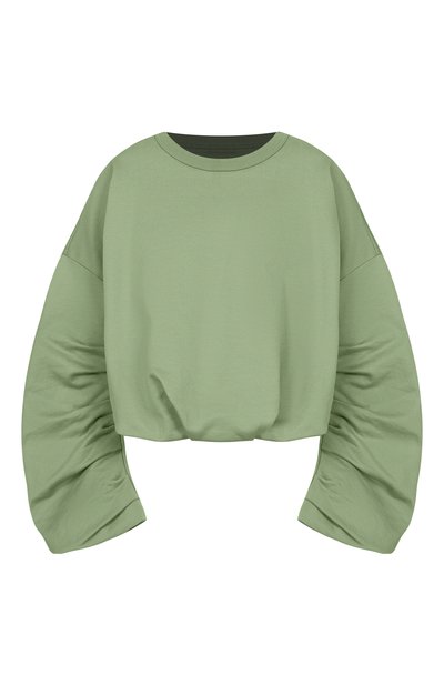 Женский хлопковый свитшот DRIES VAN NOTEN, арт. 131109/3611