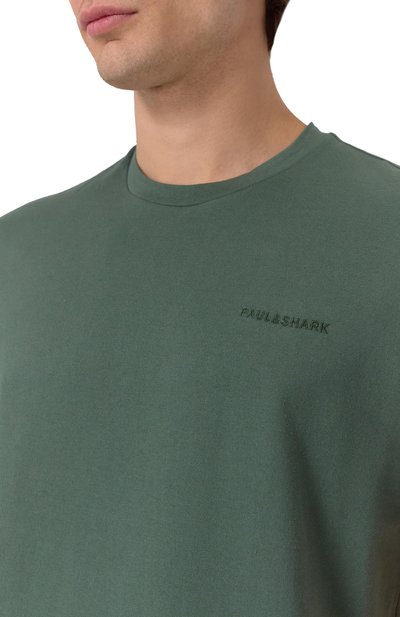 Хлопковая футболка PAUL&SHARK, арт. 15311607/3XL, фото 5