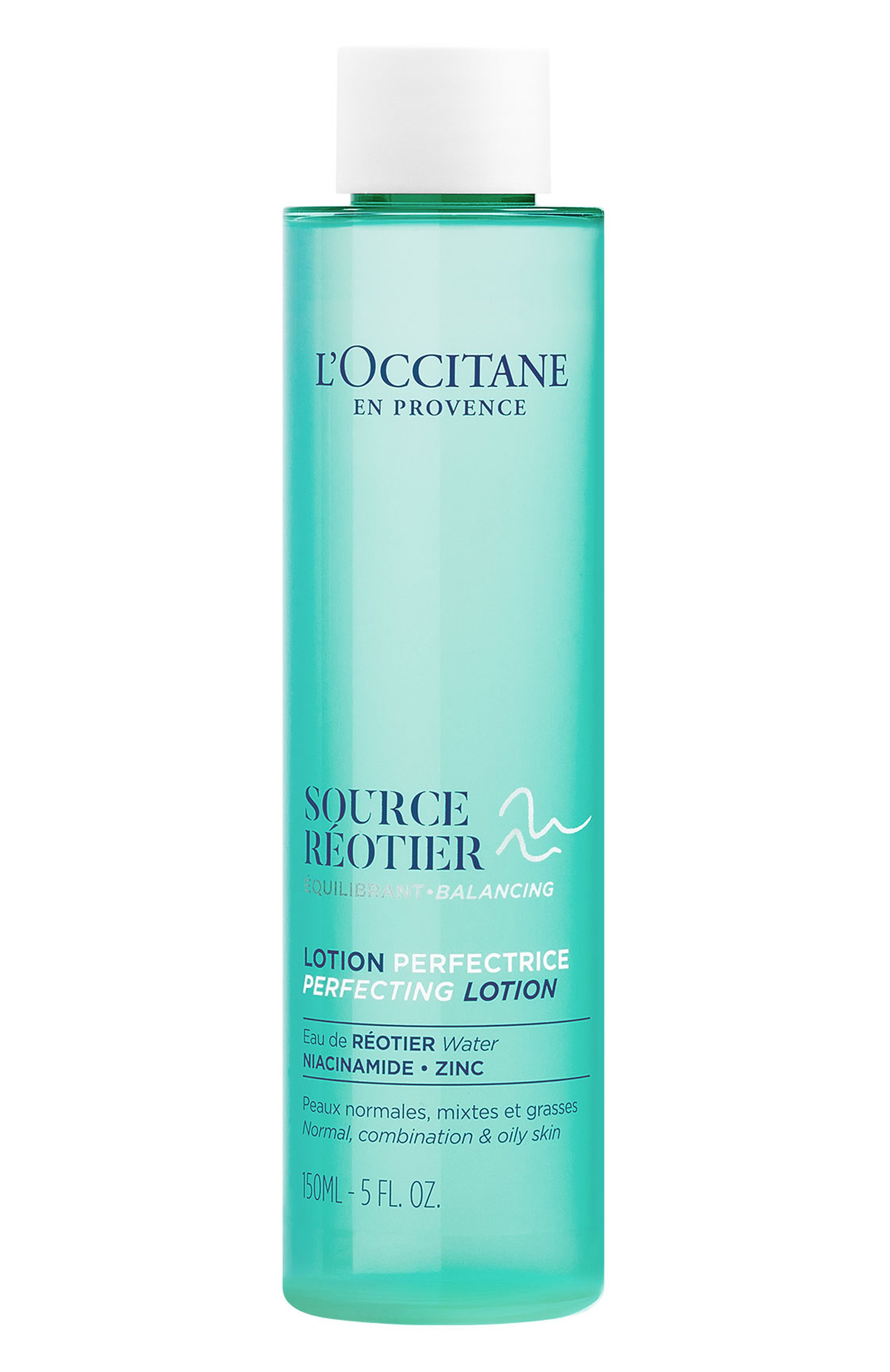 Совершенный лосьон для лица "источник реотье" (150ml) L`OCCITANE бесцветного цвета по цене 3490 руб., арт. 763261, фото 1 Совершенный лосьон для лица "источник реотье" (150ml) L`OCCITANE, арт. 763261, фото 1