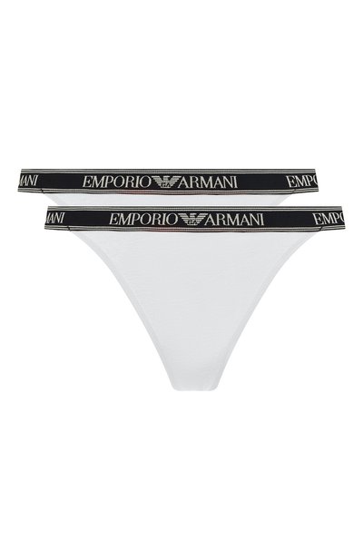 Женские комплект из двух трусов-стрингов EMPORIO ARMANI, арт. 164522/2R227