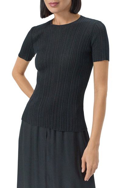 Топ из хлопка и  шелка AGNONA, арт. KT09015/7Q180M, фото 3