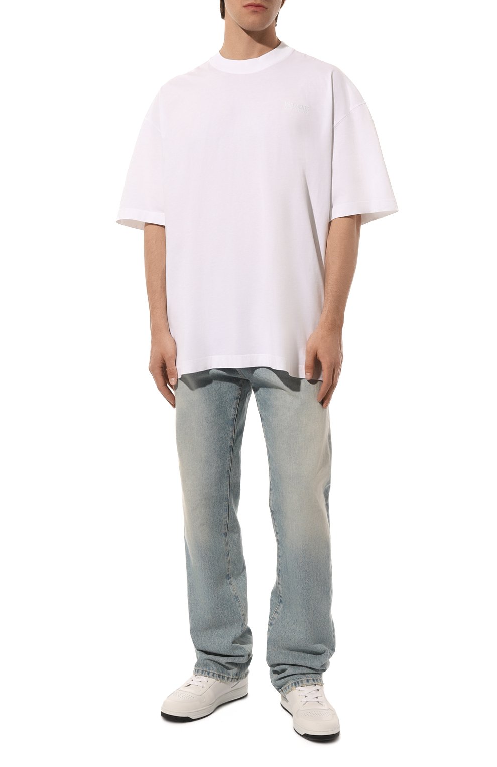 Хлопковая футболка VETEMENTS, арт. UE63TR140W, фото 5