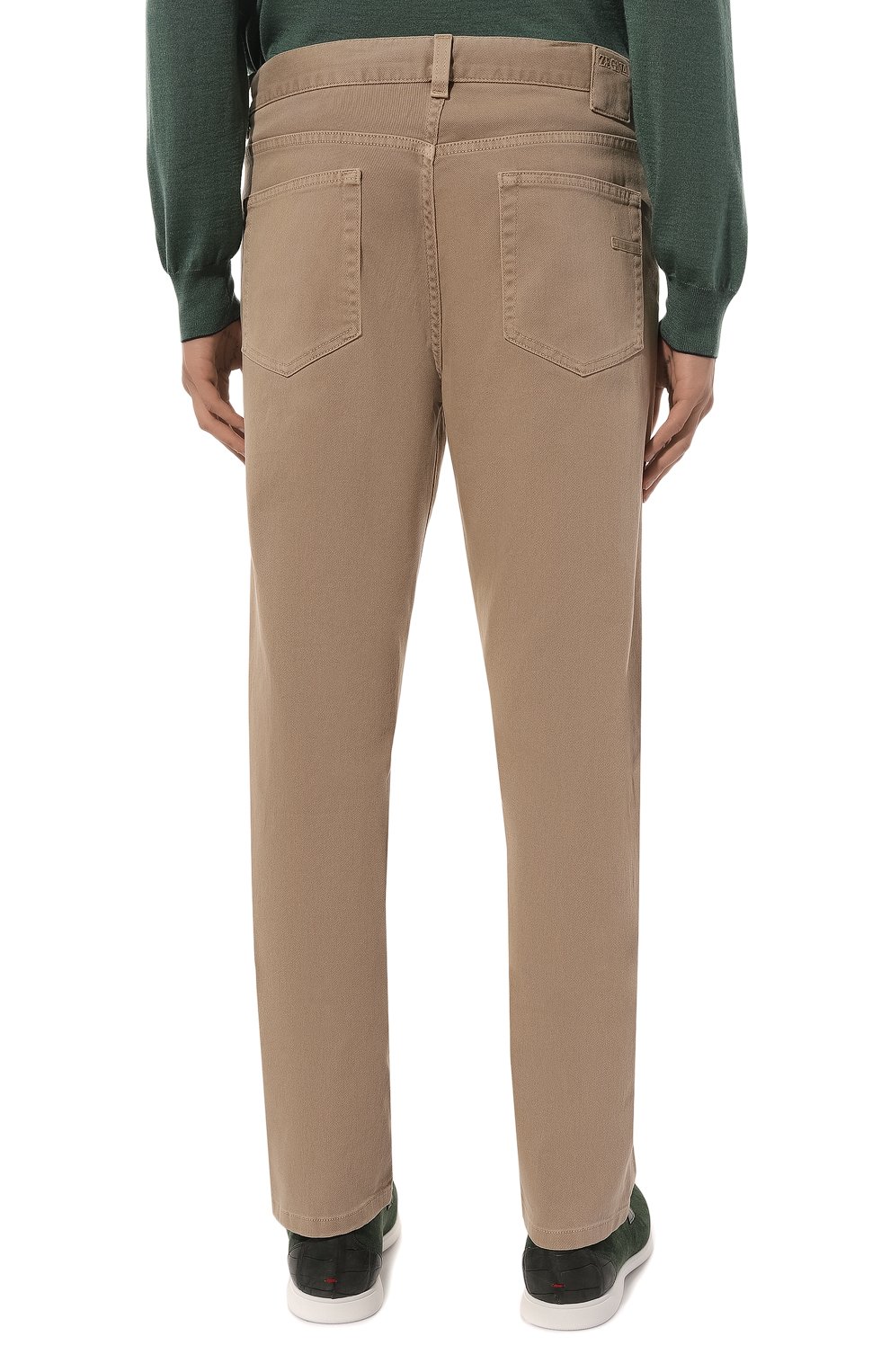 Джинсы ZEGNA бежевого цвета по цене 75400 руб., арт. UBI45A5/CITYX232, фото 4 Джинсы ZEGNA, арт. UBI45A5/CITYX232, фото 4