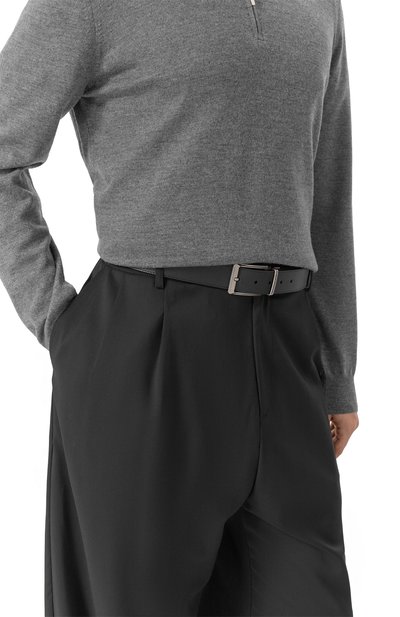 Кожаный ремень DIRK BIKKEMBERGS черного цвета по цене 12000 руб., арт. BKCU01222M110, фото 2 Кожаный ремень DIRK BIKKEMBERGS, арт. BKCU01222M110, фото 2